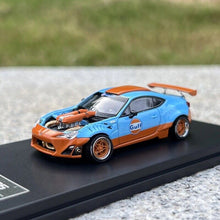 Load image into Gallery viewer, DCM 1:64 Blue JDM GT45 86 GR Gulf Racing Sports Model Diecast Metal Car BN