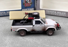 Load image into Gallery viewer, BM 1:64 White 1980 Rusting Hilux N60 N70 Pickup Truck Model Diecast Metal Car