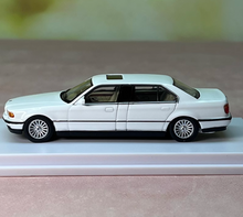 Load image into Gallery viewer, DCM 1:64 White 1998-01 E38 L7 728il Luxury Sedan Model Diecast Metal Car New
