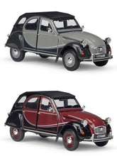 Load image into Gallery viewer, WELLY 1:24 2CV 6 Charleston Vintage Classic Model Diecast Metal Car Display