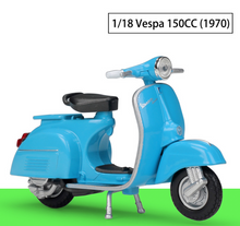 Load image into Gallery viewer, WELLY 1:18 1970 150CC Sports Classic Vintage Model Diecast Metal Motorcycle