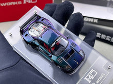 Load image into Gallery viewer, Star 1:64 Purple F40 LBWK Acrylic Base Racing Sports Model Diecast Metal Car