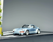 Load image into Gallery viewer, Zincit 1:64 Ice Blue 911 964 singer DLS Sports Model Diecast Metal Car New Collection