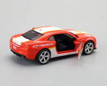 Load image into Gallery viewer, CCA 1:43 Orange Shell Camaro SS Muscle Racing Sports Model Diecast Metal Car