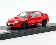 Load image into Gallery viewer, 1:64 Furuya Red Impreza WRX STI IX 9 GD Sedan Model Diecast Metal Car New Collection
