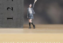 Load image into Gallery viewer, 1:64 Painted Figure Model Miniature Resin Diorama Sand CheerLeading Girl Uniform