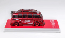Load image into Gallery viewer, 1:64 Flame Coke VW T1 Van Camper Bus Kombi Sports Model Diecast Metal Car New