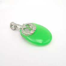 Load image into Gallery viewer, Nature Jade Double Fish Pendant Necklace Gift Jewelry charm Blessing Lucky new c