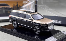 Load image into Gallery viewer, Shadow 1:64 Gold Black Navigator L Full Sized SUV Model Diecast Metal Car New Collection