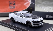 Load image into Gallery viewer, DCM 1:64 White Mustang Dark Horse Coupe Sports Model Diecast Metal Car New Collection