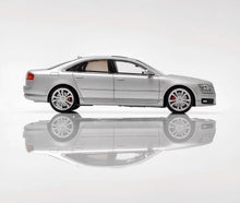 Load image into Gallery viewer, JKM 1:64 Silver S8 D3 Sedan Sports Model Diecast Metal Car New Collection