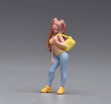 Load image into Gallery viewer, 1:64 Painted Figure Model Miniature Resin Sand Diorama Pretty Girl Trendy Look