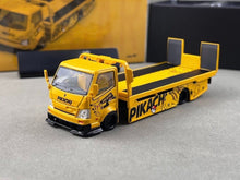 Load image into Gallery viewer, CC 1:64 Yellow H300 Tow Flatbed Trailer Truck Model Diecast Metal Car New Collection
