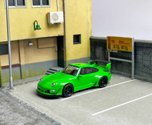 Load image into Gallery viewer, 1:64 Green RWB 993 964 Racing Sports Classic Model Diecast Metal Car BN