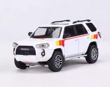 Load image into Gallery viewer, GCD 1:64 White 4 Runner TRD PRO SUV Sports Model Diecast Metal Car New Collection