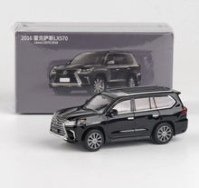 Load image into Gallery viewer, JKM 1:64 Black 2016 LX570 SUV Off Road Sports Model Diecast Metal Car New
