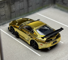 Load image into Gallery viewer, 1:64 LMLF Gold JDM Supra A80Z Pandem Sports Model Diecast Metal Car New Collection
