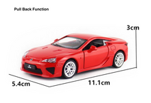 Load image into Gallery viewer, CCA 1:43 Red LFA Hatchback Racing Sports Model Toy Diecast Metal Car BN