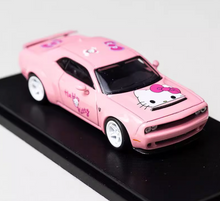 Load image into Gallery viewer, FW 1:64 Pink SRT Hellcat Muscle Sports Model Diecast Metal Car BN