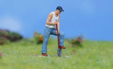 Load image into Gallery viewer, 1:64 Painted Figure Model Miniature Resin Diorama Workder Porter Handler Man Toy Collection