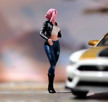 Load image into Gallery viewer, 1:64 Painted Figure Model Miniature Resin Diorama Sand Pinched Waist Girl Beauty Collection