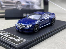 Load image into Gallery viewer, GUM 1:64 Blue SL65 AMG R230 Coupe Sports Model Diecast Metal Car New Collection