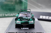 Load image into Gallery viewer, SW 1:64 Green LBWK ER34 #5 GTR Skyline Sports Model Diecast Metal Car New Collection