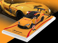 Load image into Gallery viewer, TM 1:64 Orange Supra A90 Coupe Figure Sports Model Diecast Metal Car New Collection