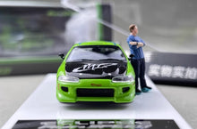 Load image into Gallery viewer, FS 1:64 FNS Green Eclipse D30 Coupe Figure Sports Model Diecast Metal Car New Collection