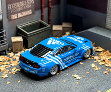 Load image into Gallery viewer, Liberty 1:64 Blue Mustang Muscle Widebody Sports Model Diecast Metal Car New Collection