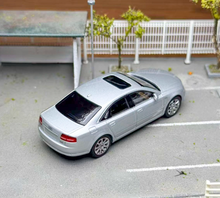 Load image into Gallery viewer, Masdi 1:64 Silver A8L D3 Luxury Sedan Sports Model Diecast Metal Car New Collection