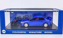 Load image into Gallery viewer, CM 1:64 JDM Blue EVO Lancer 9 IX Engine Sports Model Diecast Metal Car New