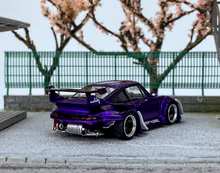 Load image into Gallery viewer, SW 1:64 Purple 993 RWB Widebody Racing Sports Model Diecast Metal Car New