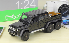 Load image into Gallery viewer, WELLY 1:24 C63 6x6 SUV Pickup Truck Sports Model Diecast Metal Car Display