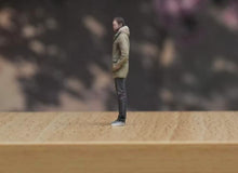 Load image into Gallery viewer, 1:64 Painted Figure Model Miniature Resin Diorama Sand Cool Causl Wear Man Stand