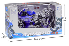 Load image into Gallery viewer, WELLY 1:12 2020 YZF R6 Racing Sports Model Toy Diecast Metal Motorcycle BN