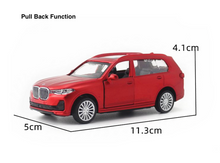 Load image into Gallery viewer, CCA 1:44 Red BMW X7 SUV Sports Model Toy Diecast Metal Car BN