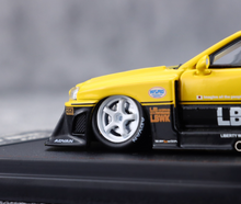 Load image into Gallery viewer, SW 1:64 Yellow Black Skyline GTR ER34 LBWK #5 Sports Model Diecast Metal Car