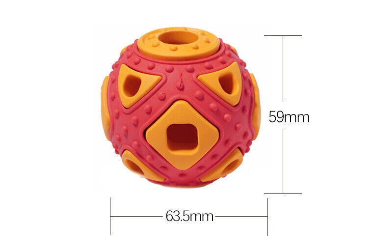 Dog Toys Chew Puppy Rubber Durable Aggressive Chewer Ball Feeding Play Fetch Pet