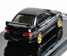Load image into Gallery viewer, HobbyJapan 1:64 Black Impreza GC8 WRX STI Sports Model Diecast Metal Car New Collection