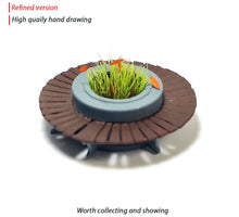 Load image into Gallery viewer, 1:64 Painted Figure Mini Model Miniature Resin Diorama People Sitting Parterre
