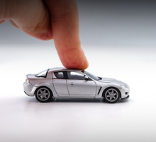 Load image into Gallery viewer, 1:64 JDM Silver Mazda RX8 Racing Sports Model Toy Diecast Metal Car BN
