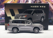 Load image into Gallery viewer, Masdi 1:64 Grey LX570 Luxury ORV SUV Sports Model Diecast Metal Car New Collection