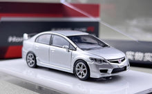 Load image into Gallery viewer, MH 1:64 Silver JDM Civic Type R FD2 Racing Sports Model Diecast Metal Car BN