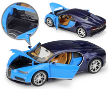 Load image into Gallery viewer, WELLY 1:24 Chiron Super Racing Sports Model Diecast Metal Car Display