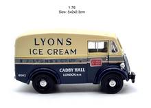 Load image into Gallery viewer, 1:76 Blue Morris J Ice Cream Truck London Model Diecast Metal Car New Collection