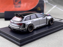 Load image into Gallery viewer, DCM 1:64 Silver RS6 2NCS Wagon Widebody Kit Sports Model Diecast Metal Car New Collection