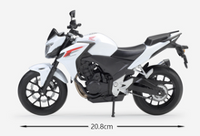 Load image into Gallery viewer, WELLY White 1:10 CB500F Sport Racing Street Model Diecast Metal Motorcycle