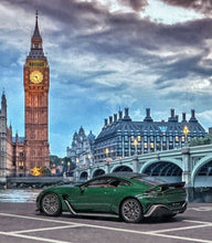 Load image into Gallery viewer, TSC 1:64 Green Carbon VANTAGE V12 Sports Model Diecast Metal Car New Collection