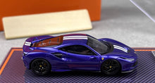 Load image into Gallery viewer, U2 1:64 Purple F8 Tributo Super Racing Sports Model Diecast Resin Car Box New